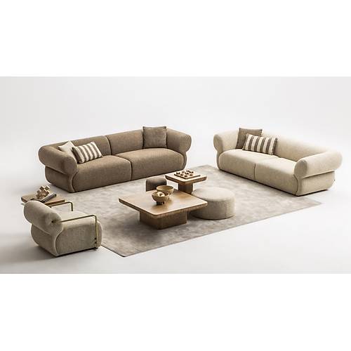Puffy Sofa Set