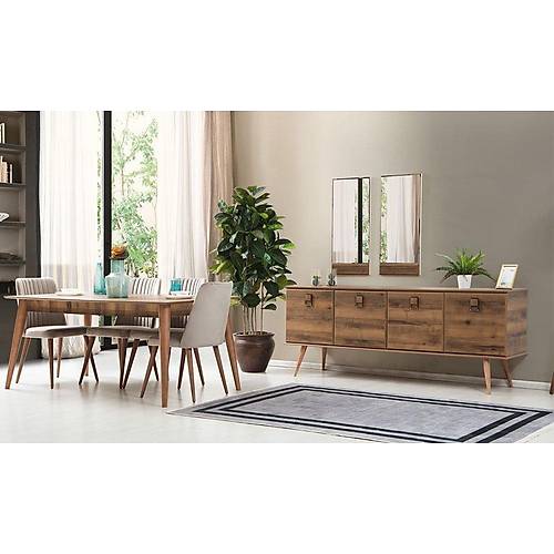 Zena Wedding Set Walnut