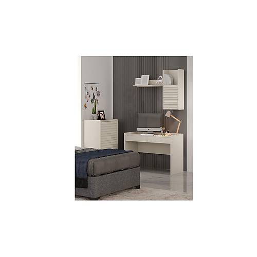 Trend Study Desk and Unit Beige
