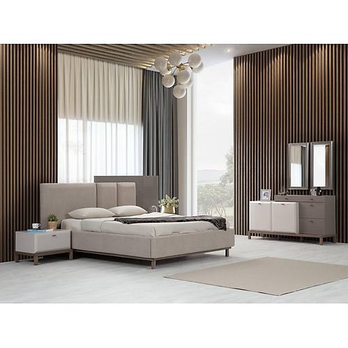 Atlas Bedroom Cappucino - 6 Door