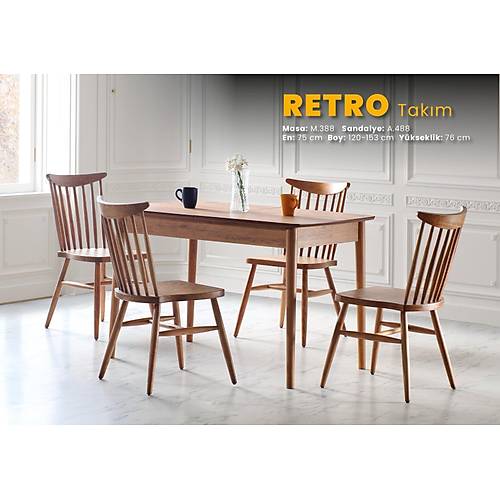 Retro Table Chair Set