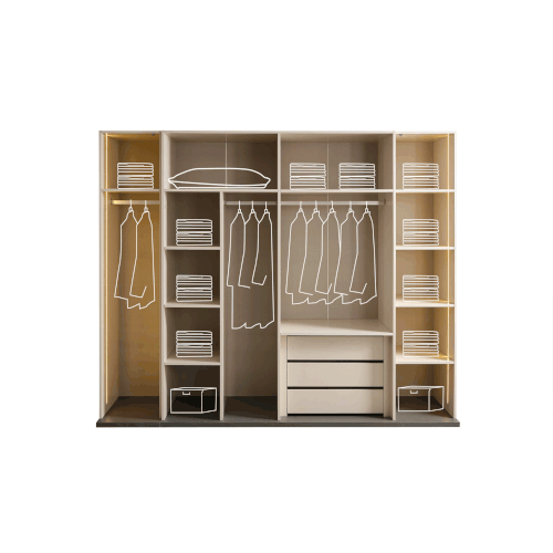 Stella Wardrobe - 6 Doors