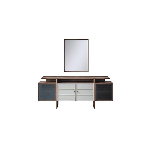 Latte Console and Mirror