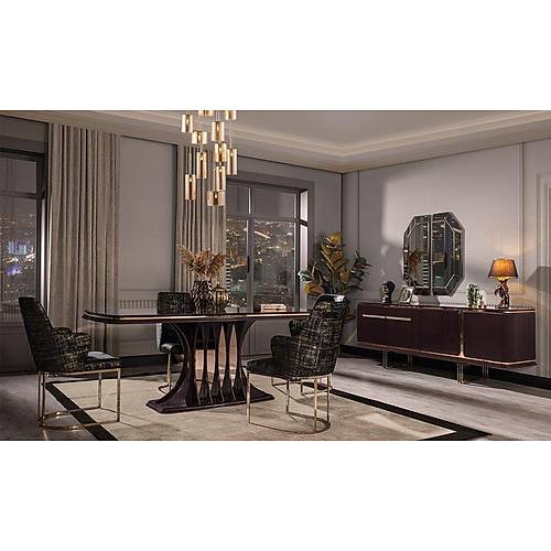 Bergama Dining Room - Plum