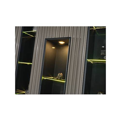 Evora Small TV Unit with Fireplace