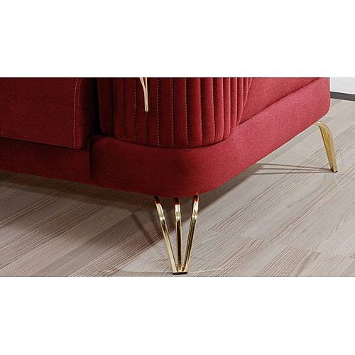 Parma Gold Triple Sofa