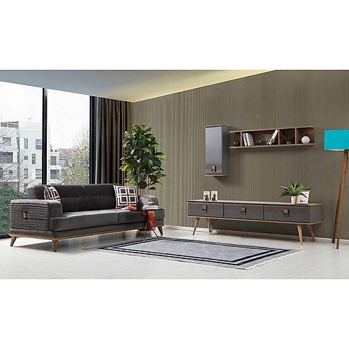 Zena TV Unit Anthracite