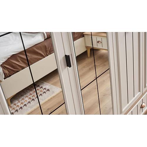 Bella Wardrobe - 6 Doors