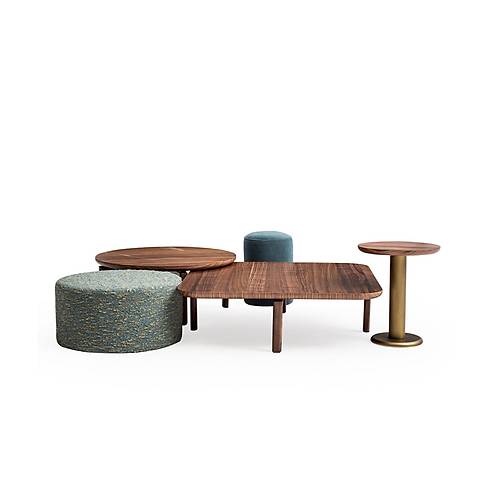Opus Coffee Table and Puff Set