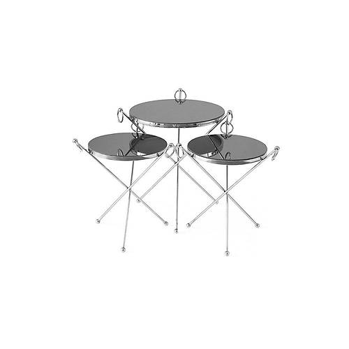 K�peli Metal Zigon Sehpa