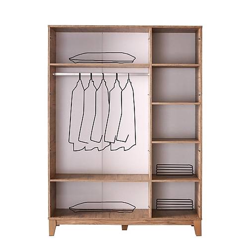 Montana Wardrobe - 3 Door
