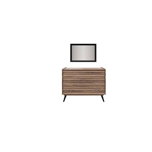 Trend Dresser and Mirror Walnut