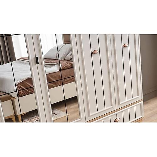 Bella Wardrobe - 6 Doors