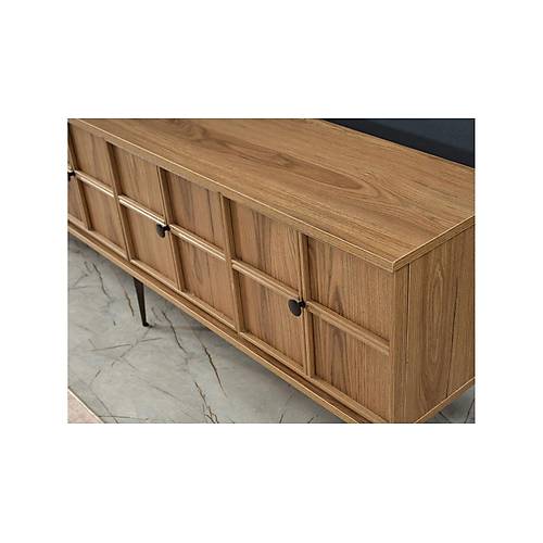 Lorenzo TV Stand 1207 Walnut