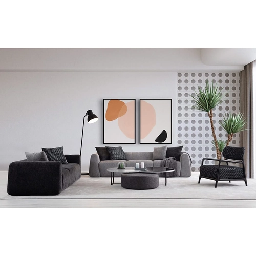 Gloria Lux Coffee Table & Puff