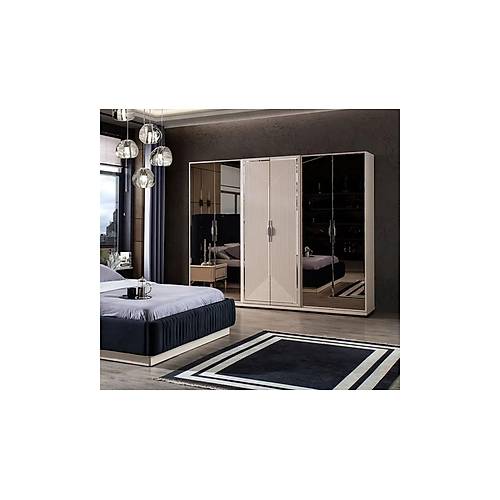 Safir Silver Bedroom - 6 Door