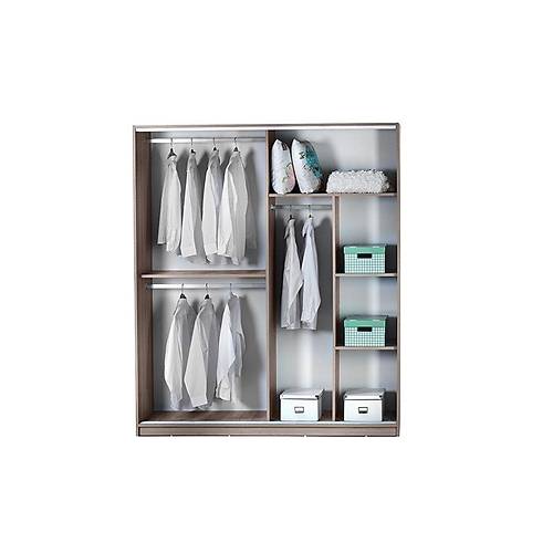 Azra Sliding Wardrobe Walnut 180 cm