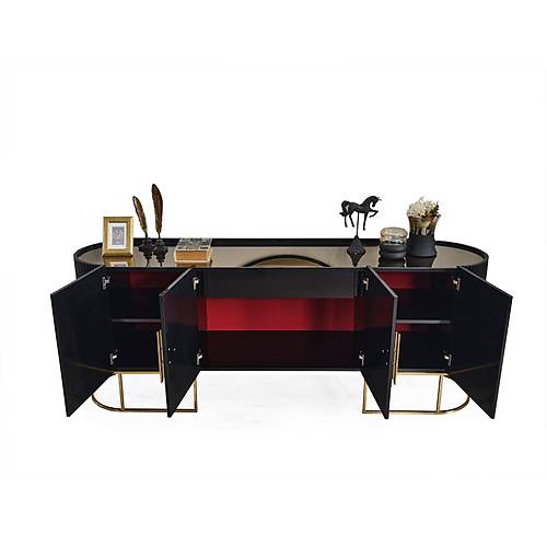 Gucci Lux Black Console and Mirror