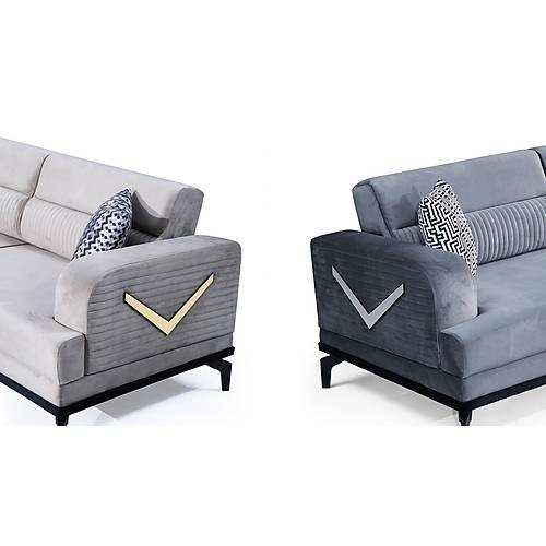 Defne Lux Triple Sofa
