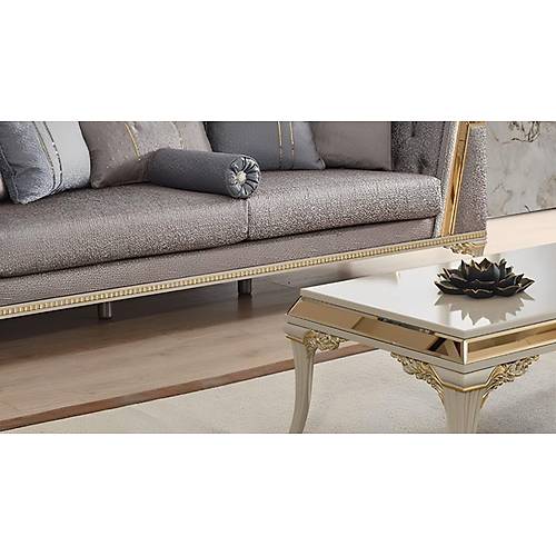 Kumsal Art Deco Triple Sofa