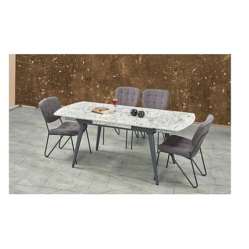 Lizbon 8069 Dining Table Set / Banky Chair