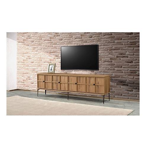 Lorenzo TV Stand 1207 Walnut