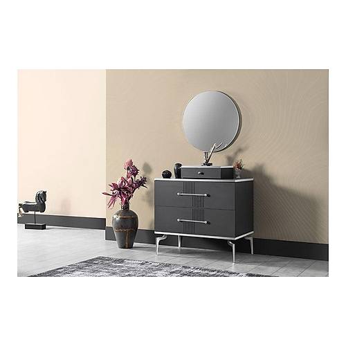 Gozde Dresser and Mirror