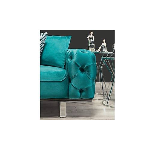 Lila Metal Leg Sofa Set