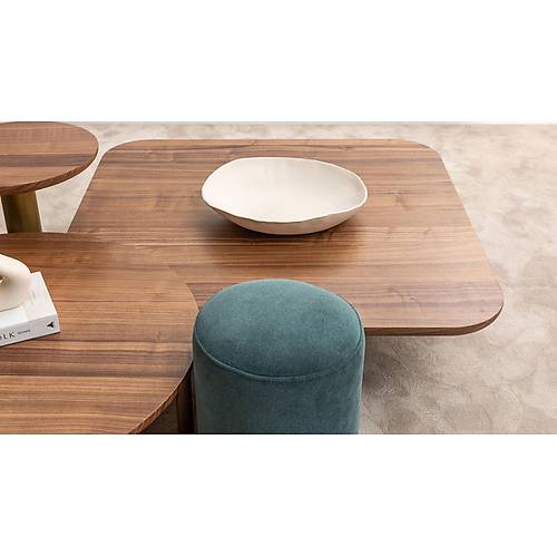 Opus Coffee Table and Puff Set