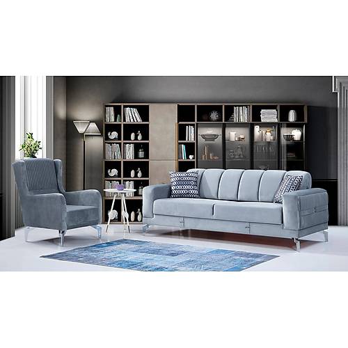 Paris Lux Triple Sofa