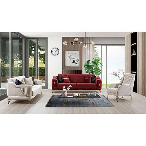 Parma Gold Sofa Set