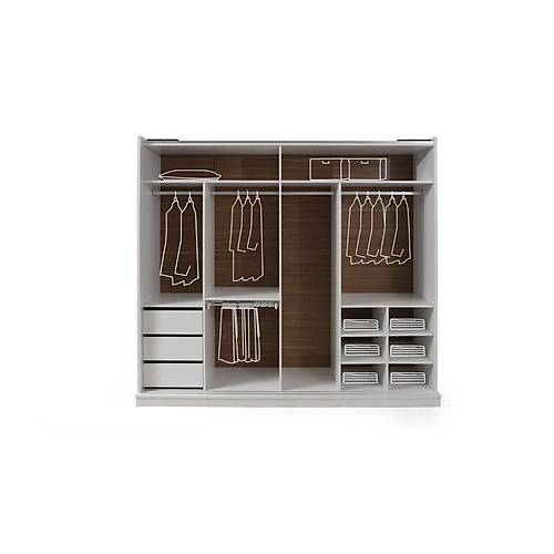 Oslo Delux Wardrobe - 6 Doors