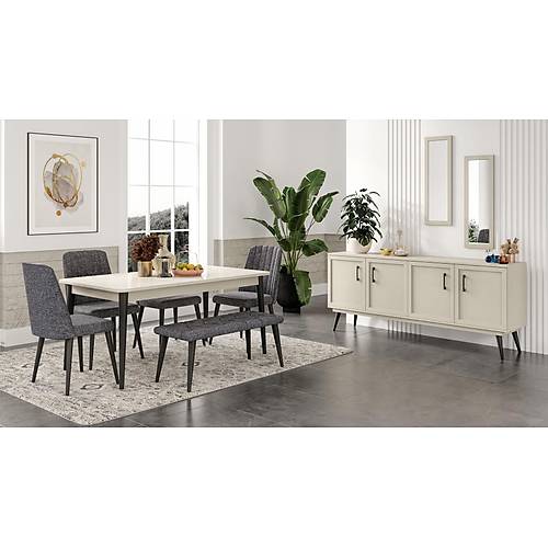 Volante Dining Room Beige