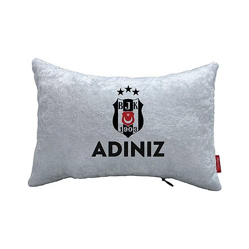 Beşiktaş BJK İsme Özel Araba Boyun Yastığı - Tekli