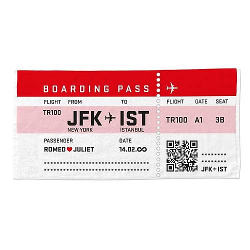 Boarding Pass Ba Havlusu