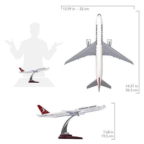 Boeing 777-300 1/200 - Turkish Cago Model Uak