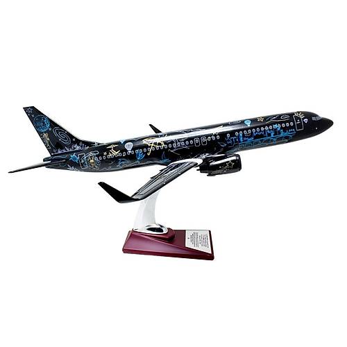 Boeing 737-800 Siyah zel Desenli 1/100 lek