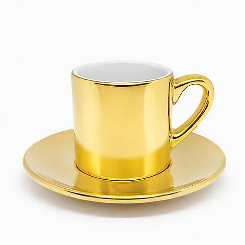 Aynal� Gold T�rk Kahvesi Fincan�