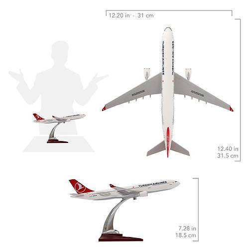 Airbus A330-300 1/200 - TK Tasarml Model Uak