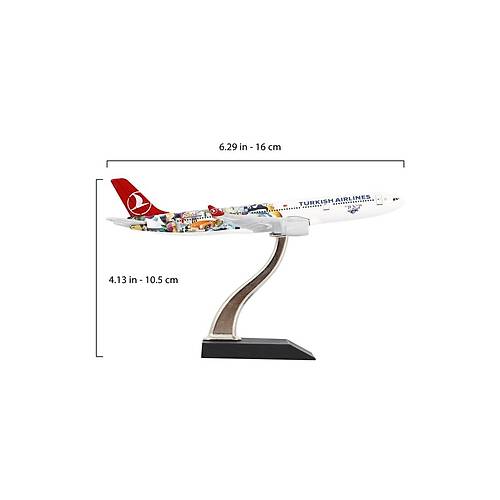 Airbus A330-300 1:400 THY Lisansl Miami Tasarml Model Uak