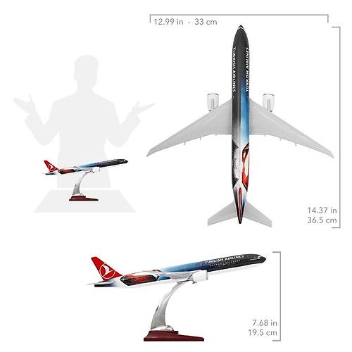 Batman & Supermen Boeing 777 -300 Er 1/200 lek