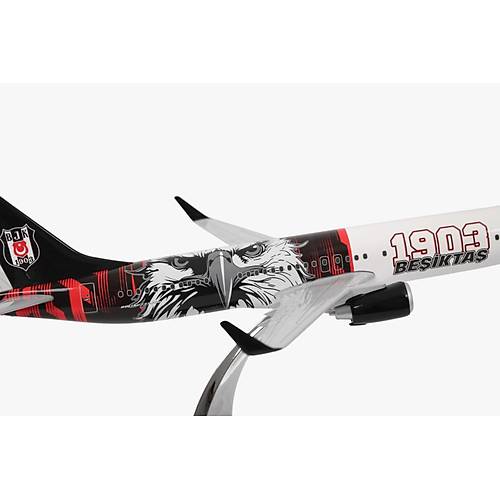 Boeing 737-800 1/100 �l�ek Be�ikta� Lisansl� 1903 Be�ikta� Logolu Tasar�m Maket U�ak