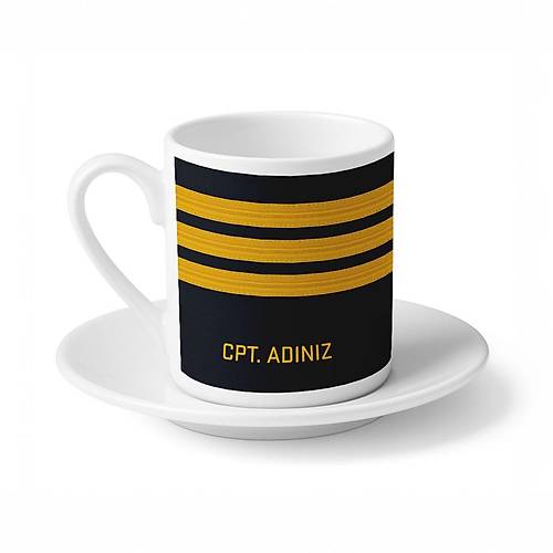 3 Srmal Kaptan Rtbeli  Kiiye zel simli Trk Kahvesi Fincan