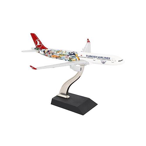 Airbus A330-300 1:400 THY Lisansl Miami Tasarml Model Uak