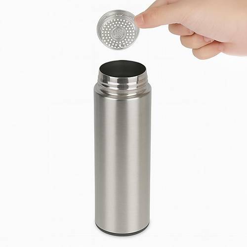 Dijital S�cakl�k G�stergeli �elik Termos G�m�� - 500 ml