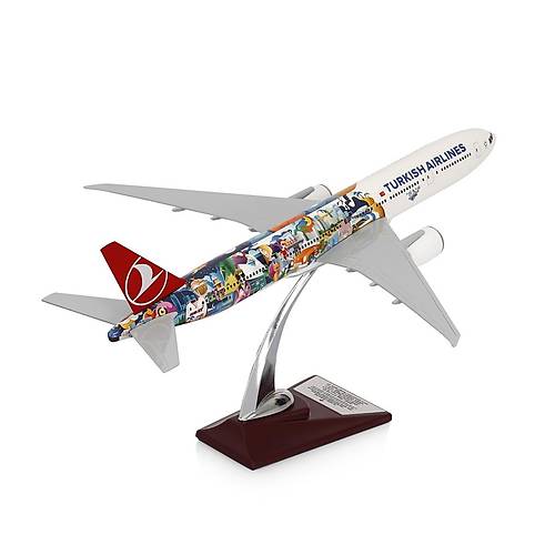 Boeing 777-300 1/200 - Miami Tasarml Model Uak