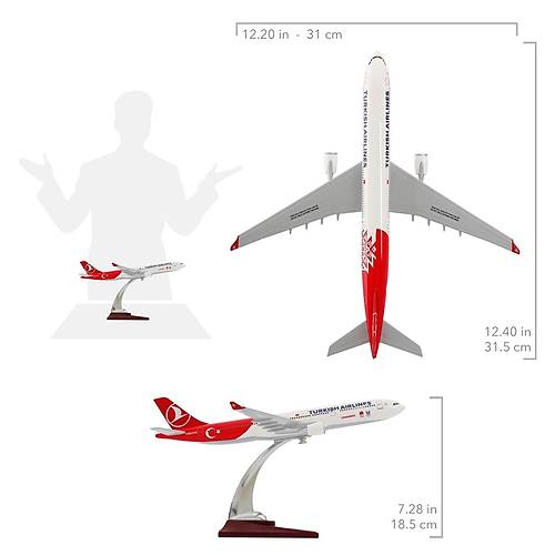 Airbus A330-300 1:200 - Trkiye  Milli Olimpiyat Tasarml Model Uak