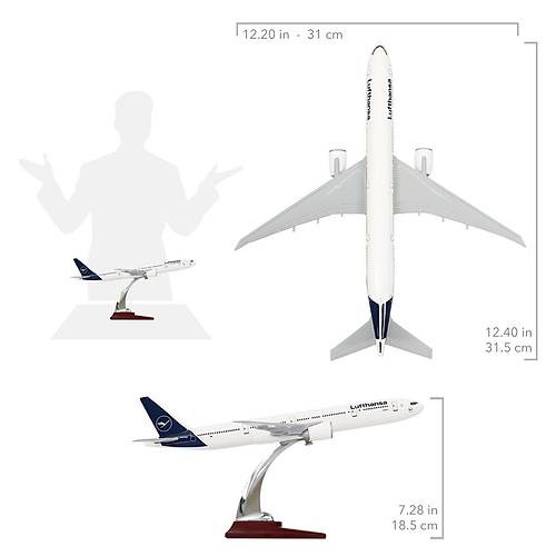 Boeing 777-300 1/200 - Lufthansa Model Uak