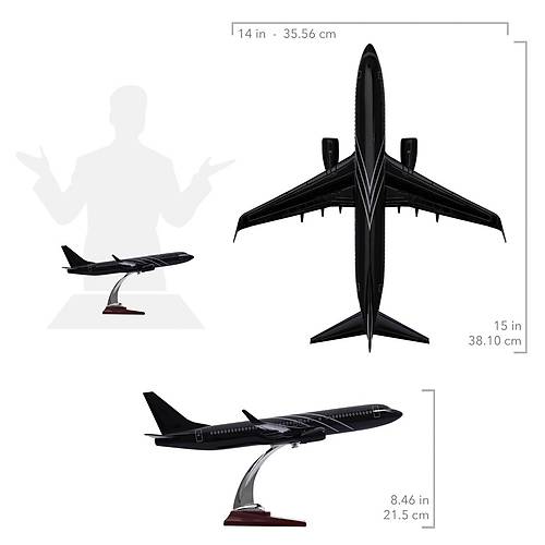 Maket Uak - Boeing 737-800 1/100 - SYAH ZEL TASARIM Model Uak