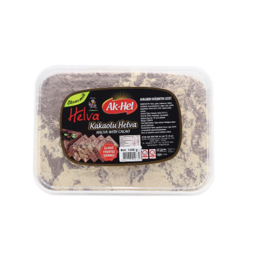 Akhel Kakaolu Helva 1400 gr (Plastik | Glikozsuz)
